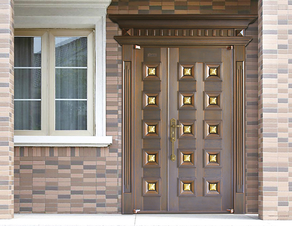 M026霸王別姬,子母銅門(mén),銅門(mén)子母門(mén),室外門(mén)